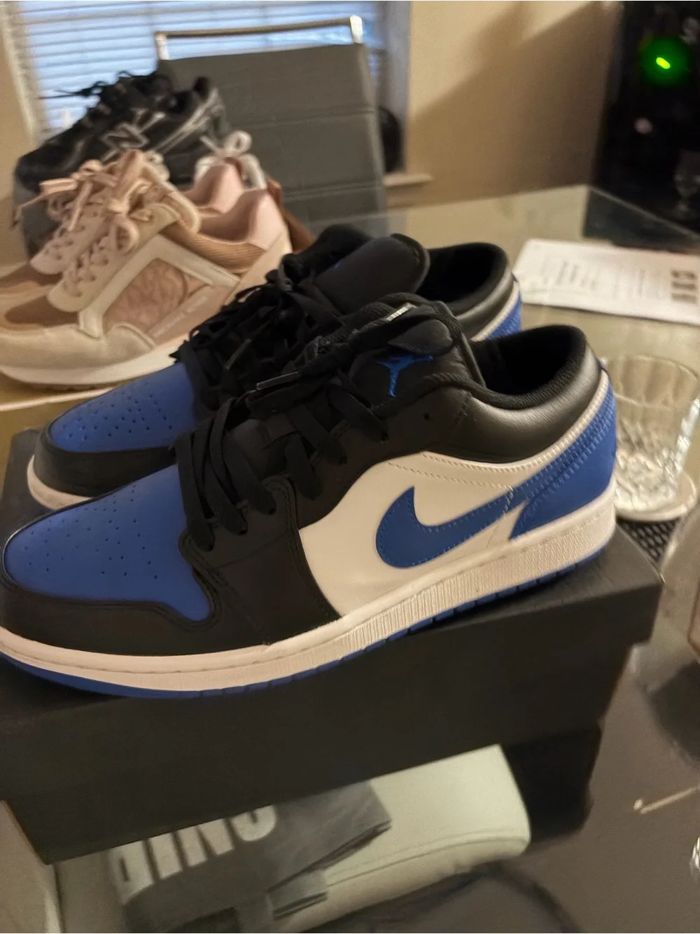Nike Low-Top Sneaker - Black/White/Royal Blue